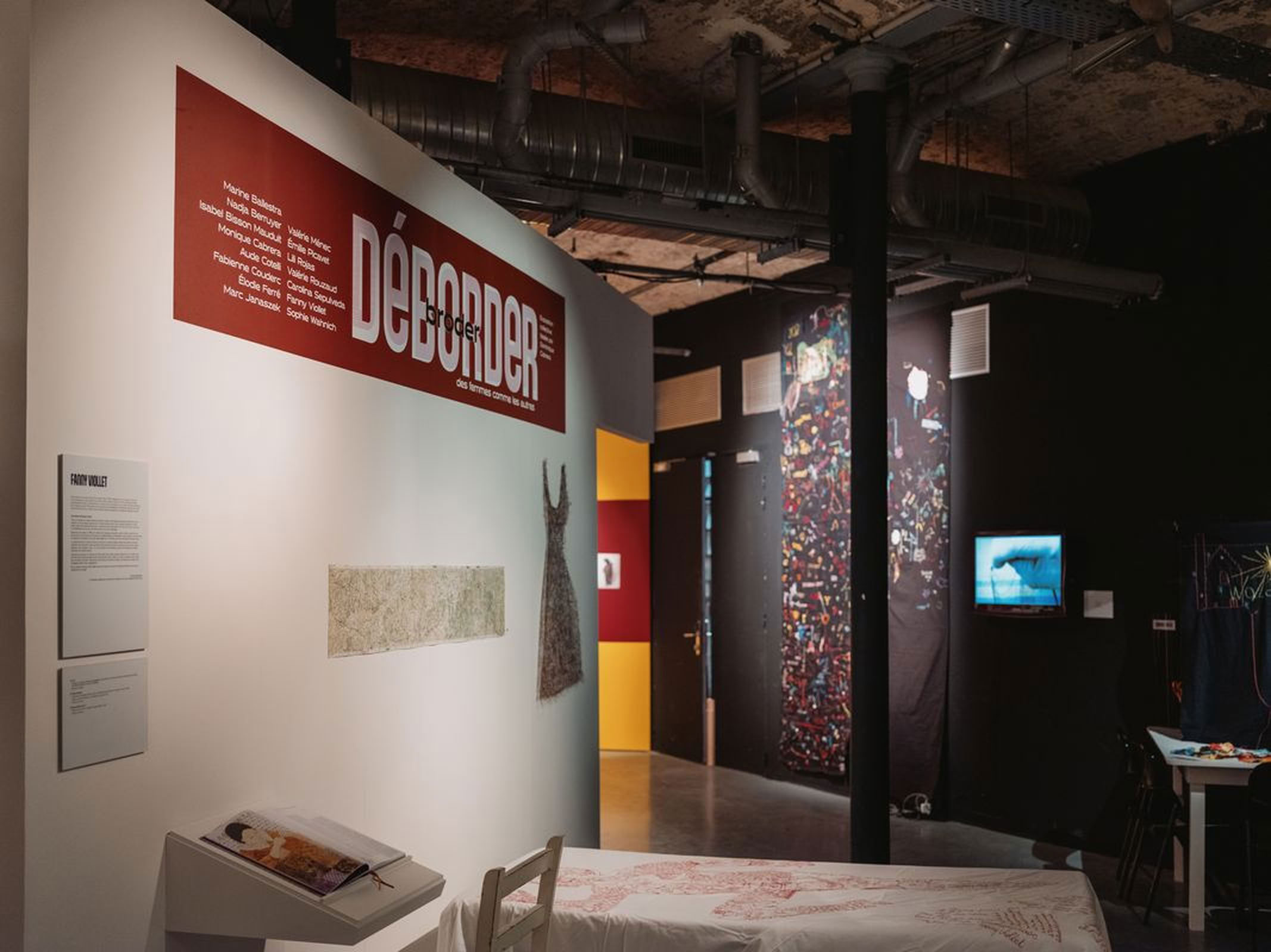 Broder Déborder - Exposition - 14 mars 2024 - Maison Folie de Wazemmes - Lille — At the Maison Folie Wazemmes, filmmaker Dominique Cabrera showcases a collective exhibition Broder Déborder - Women… - Image 3