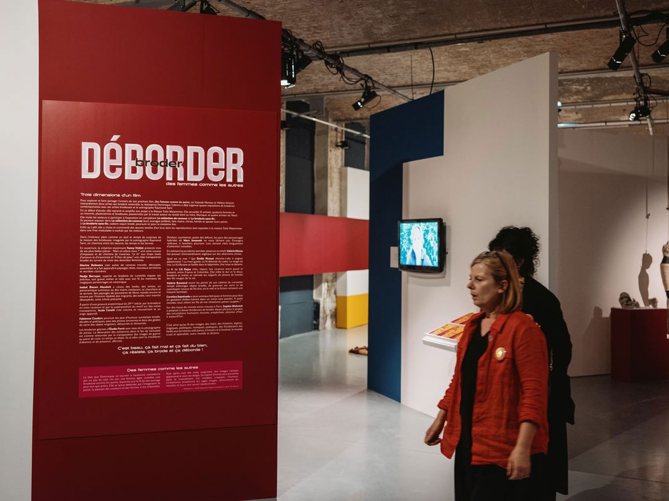 Broder Déborder - Exposition - 14 mars 2024 - Maison Folie de Wazemmes - Lille — At the Maison Folie Wazemmes, filmmaker Dominique Cabrera showcases a collective exhibition \Broder Déborder - Women… - Image 7