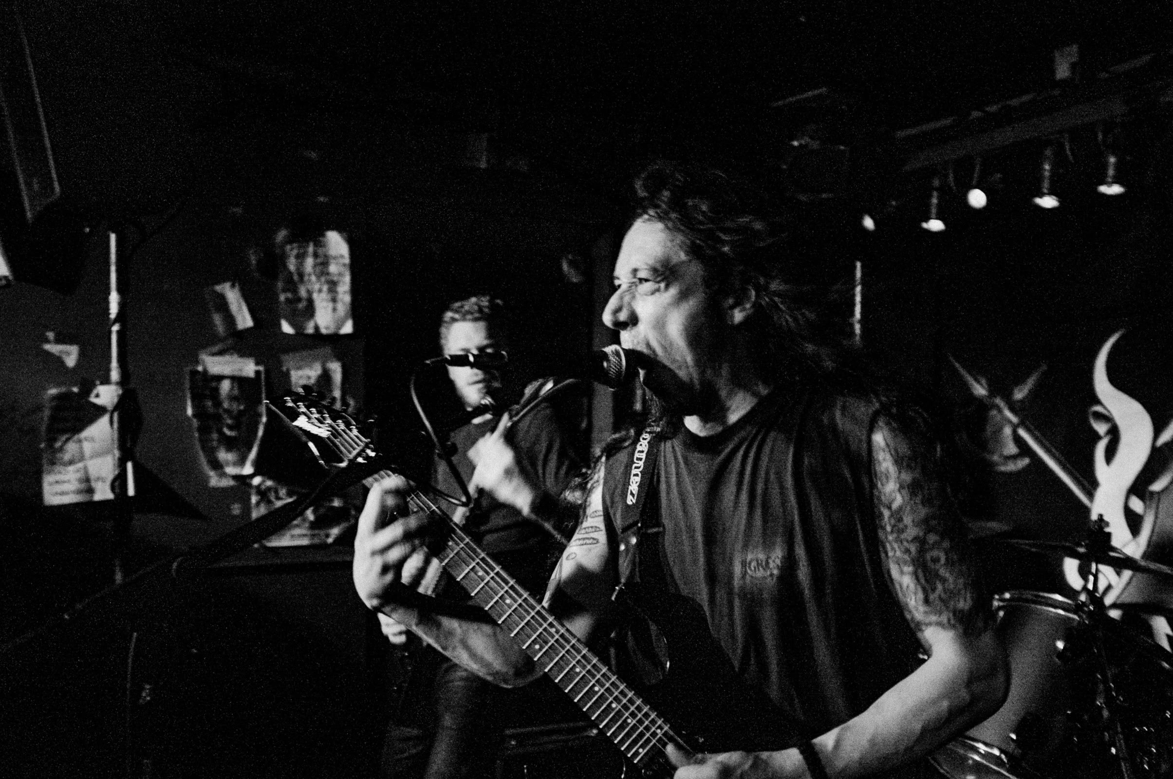 Concert photography — of Agressor — at La Chimere - Lille — (2013)