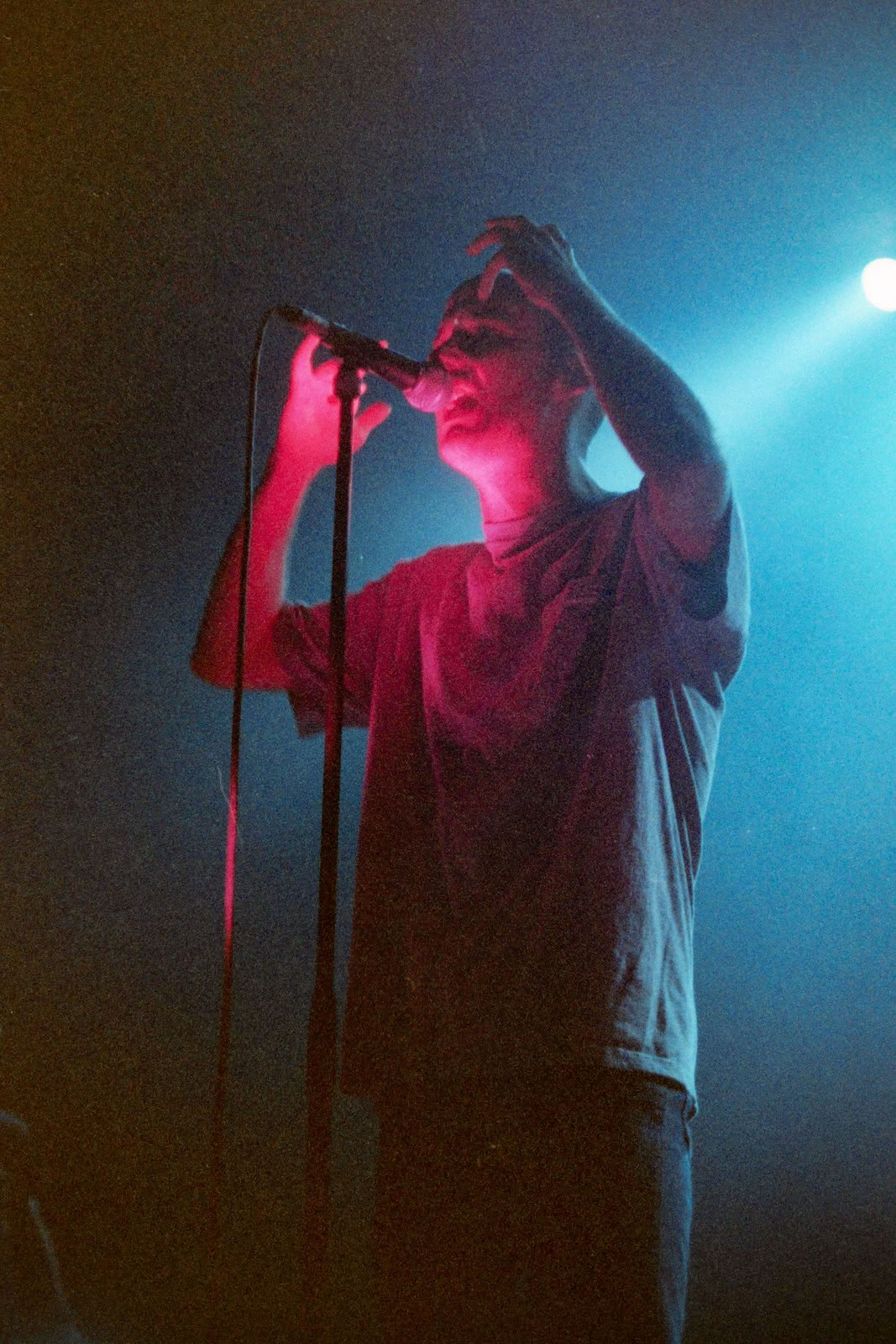 Concert photography — of Moby — at L'Aeronef - Lille — (1999)