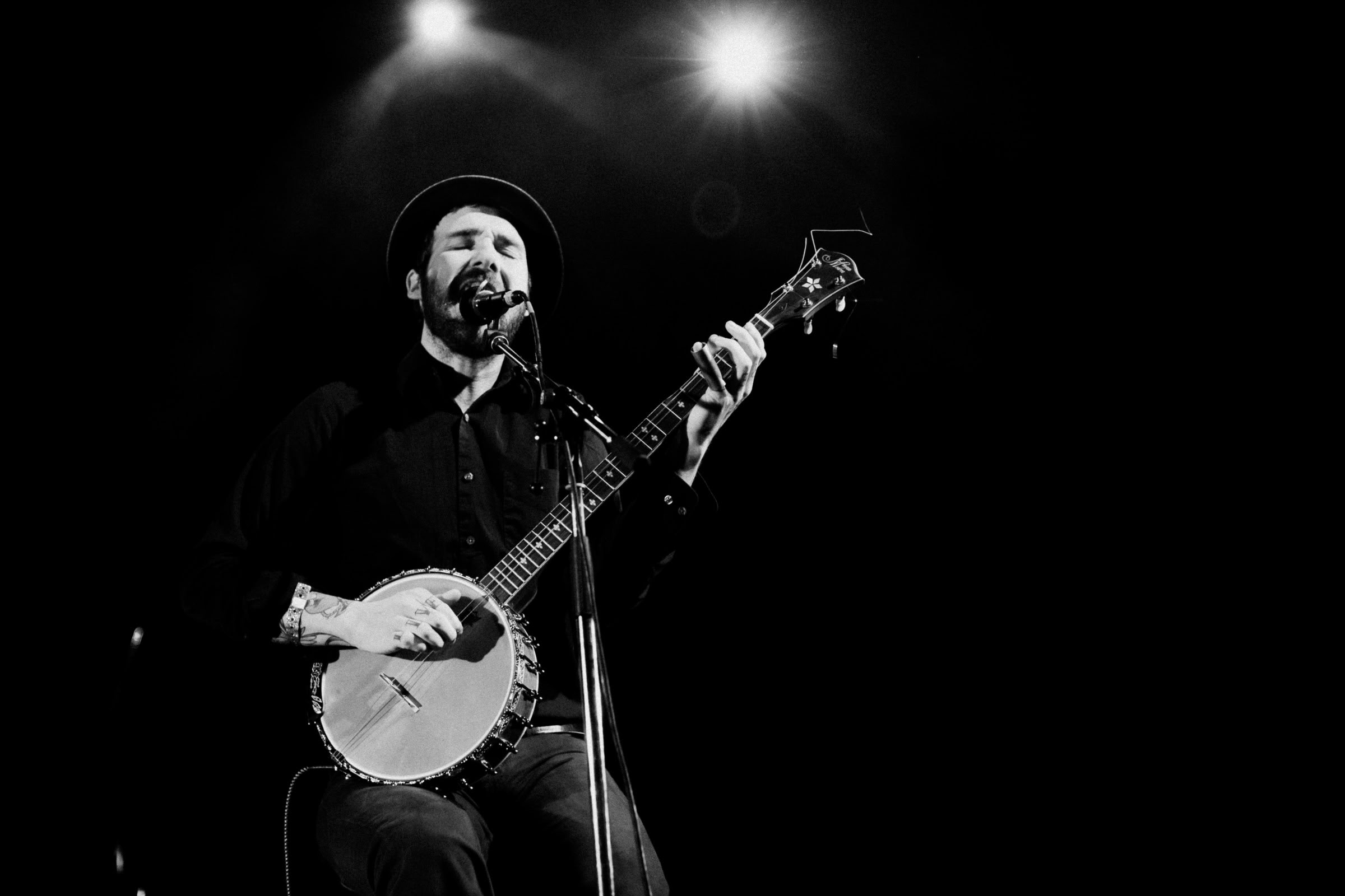 Concert photography — of William Elliott Whitmore — at L'Aeronef - Lille — (2009)