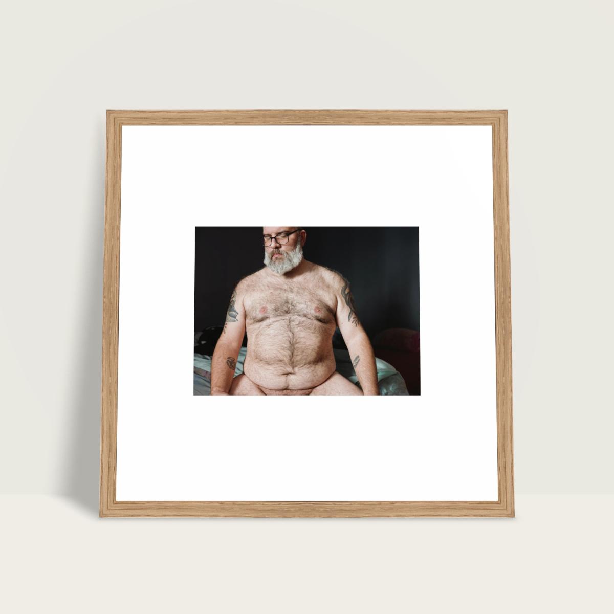Autoportrait - post covid — photograph by Mathieu Drouet