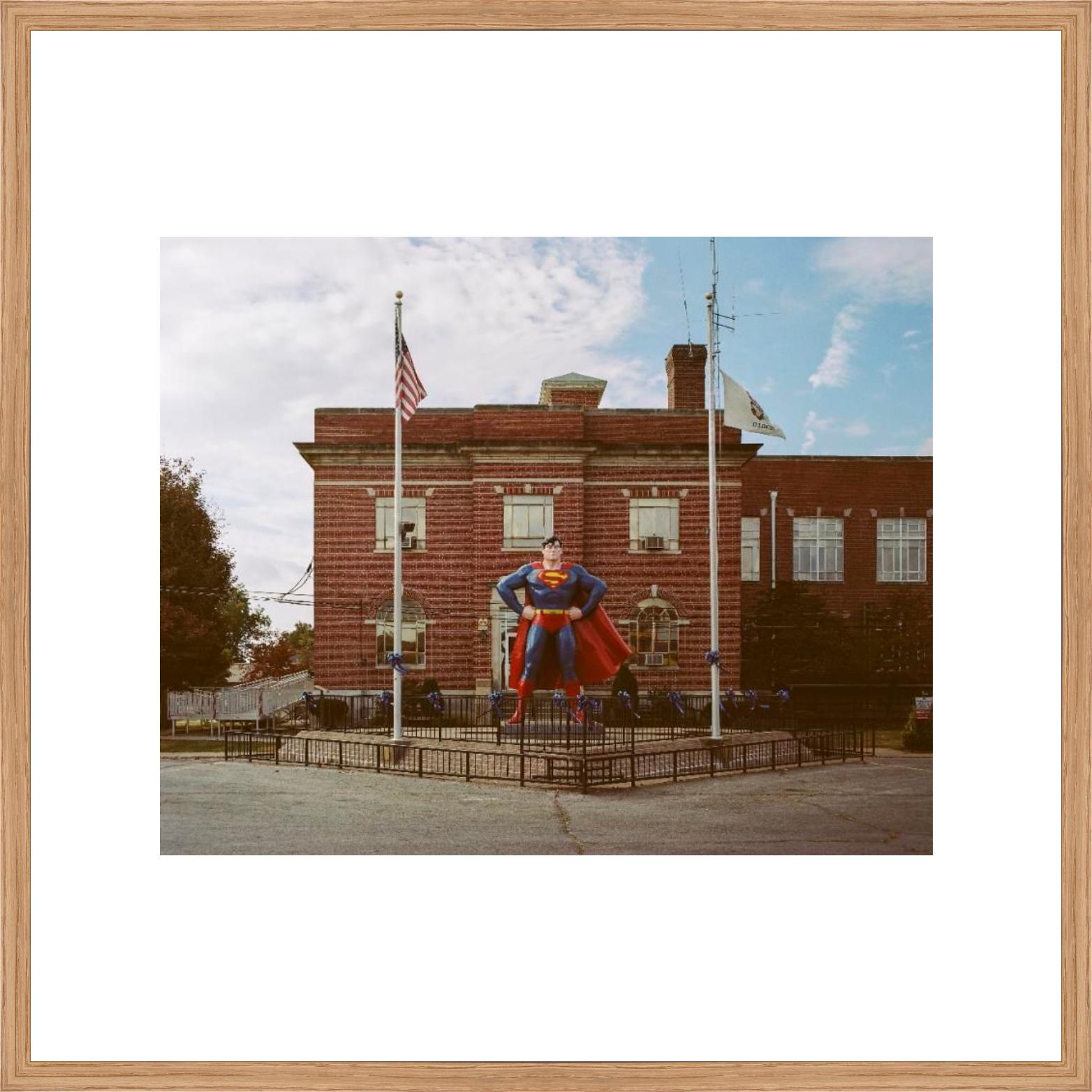 Superman in Smallville, Kentucky — In Fiction — Brave New World series, photograph by Mathieu Drouet