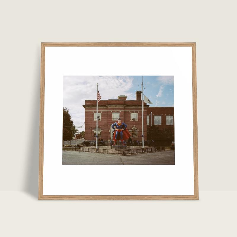 Superman in Smallville, Kentucky — In Fiction — Brave New World series, photograph by Mathieu Drouet