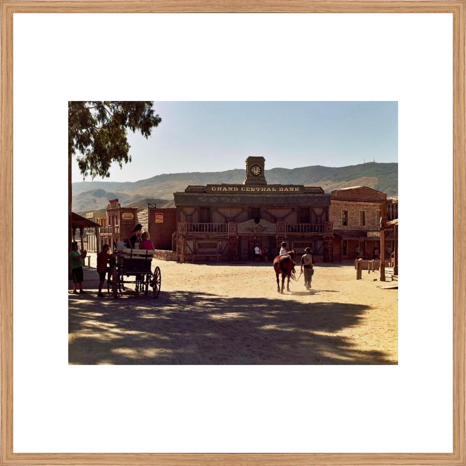 Western in Tabernas — In Fiction — Brave New World series, photograph by Mathieu Drouet