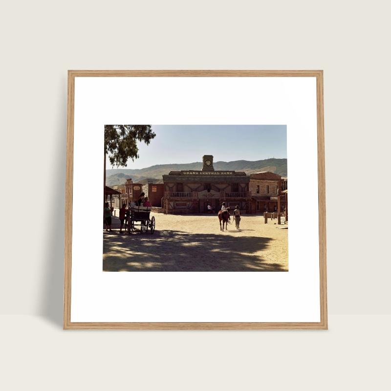 Western in Tabernas — In Fiction — Brave New World series, photograph by Mathieu Drouet